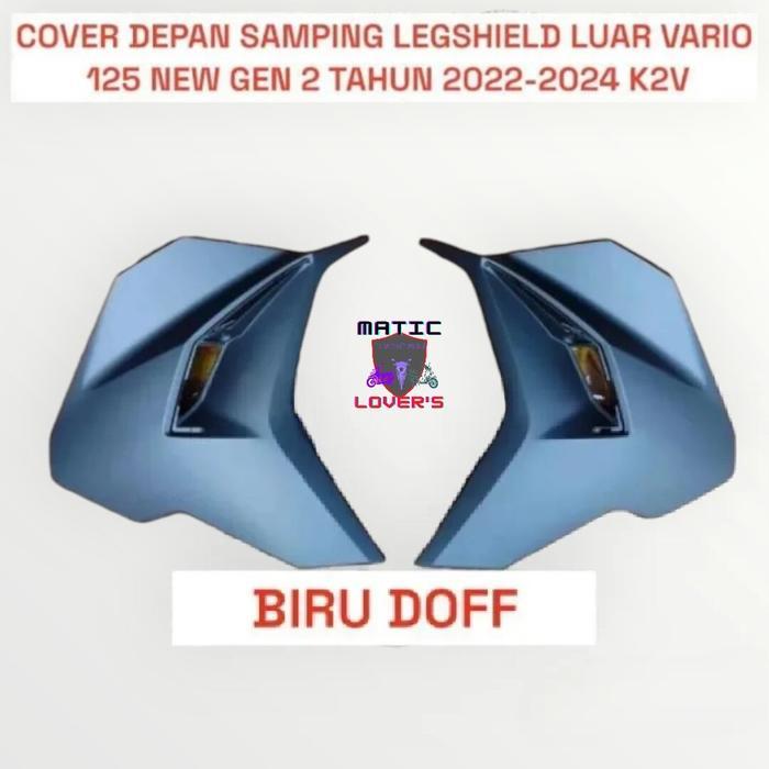 Cover Sayap Depan Samping Legshield Luar Sayap Vario 125 New Gen 2 2022 - 2025 K2V Kanan Kiri Set