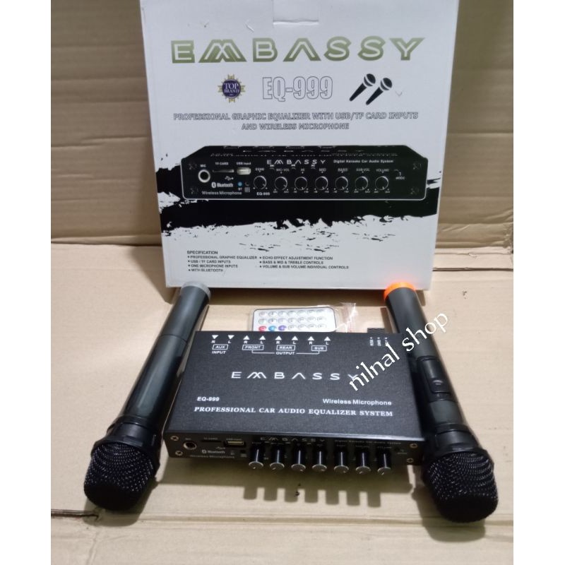 Parametrik Mobil Embassy+mic Wireless Eq999 Premium