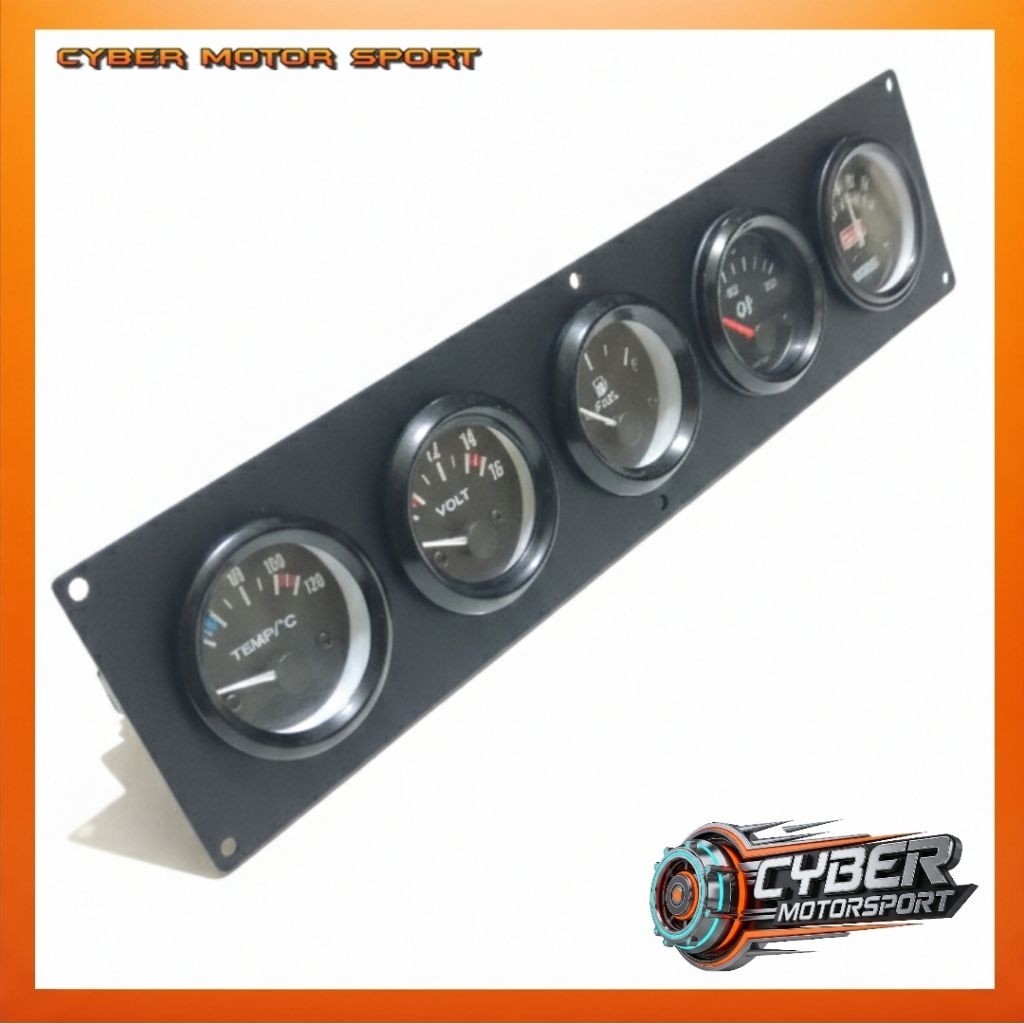 Gauge Dashboard Mobil Universal. Analog Meteran Mobil Classic . Water Temperature . Volt Meter. Fuel