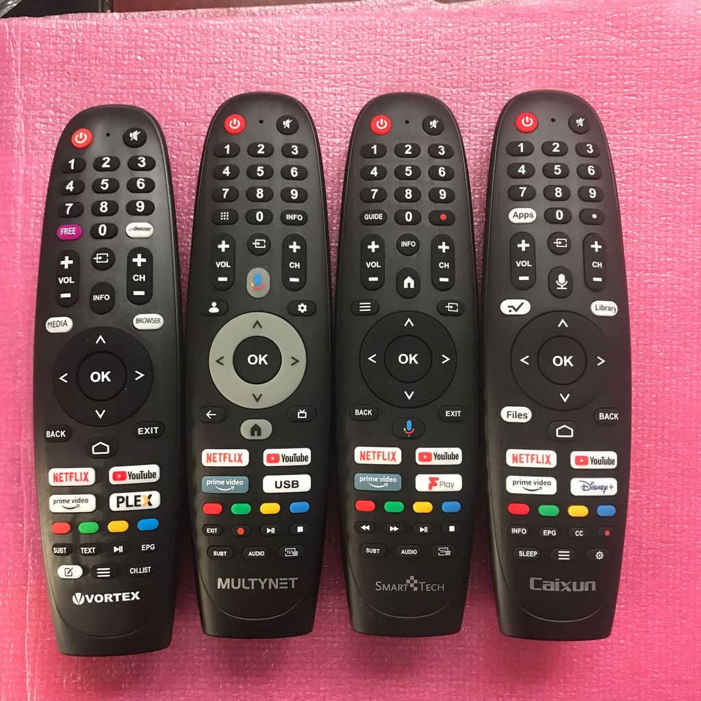 Original remote control for Caixun MULTYNET SMART TECH VORTEX LED TV voice remote control