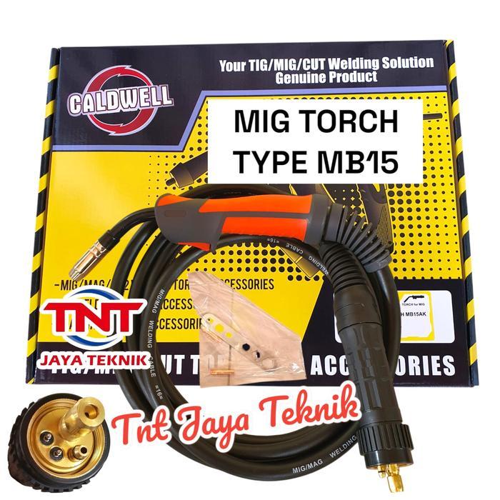 CALDWELL MIG TORCH MB15 AK STANG LAS CO2 CALDWELL MB15AK MB 15 / STANG LAS MIG MB15 CALDWELL