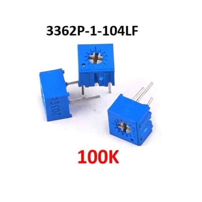 3362P 100K Trimpot variabel resistor Presisi 3362 P 104 100k Ohm
