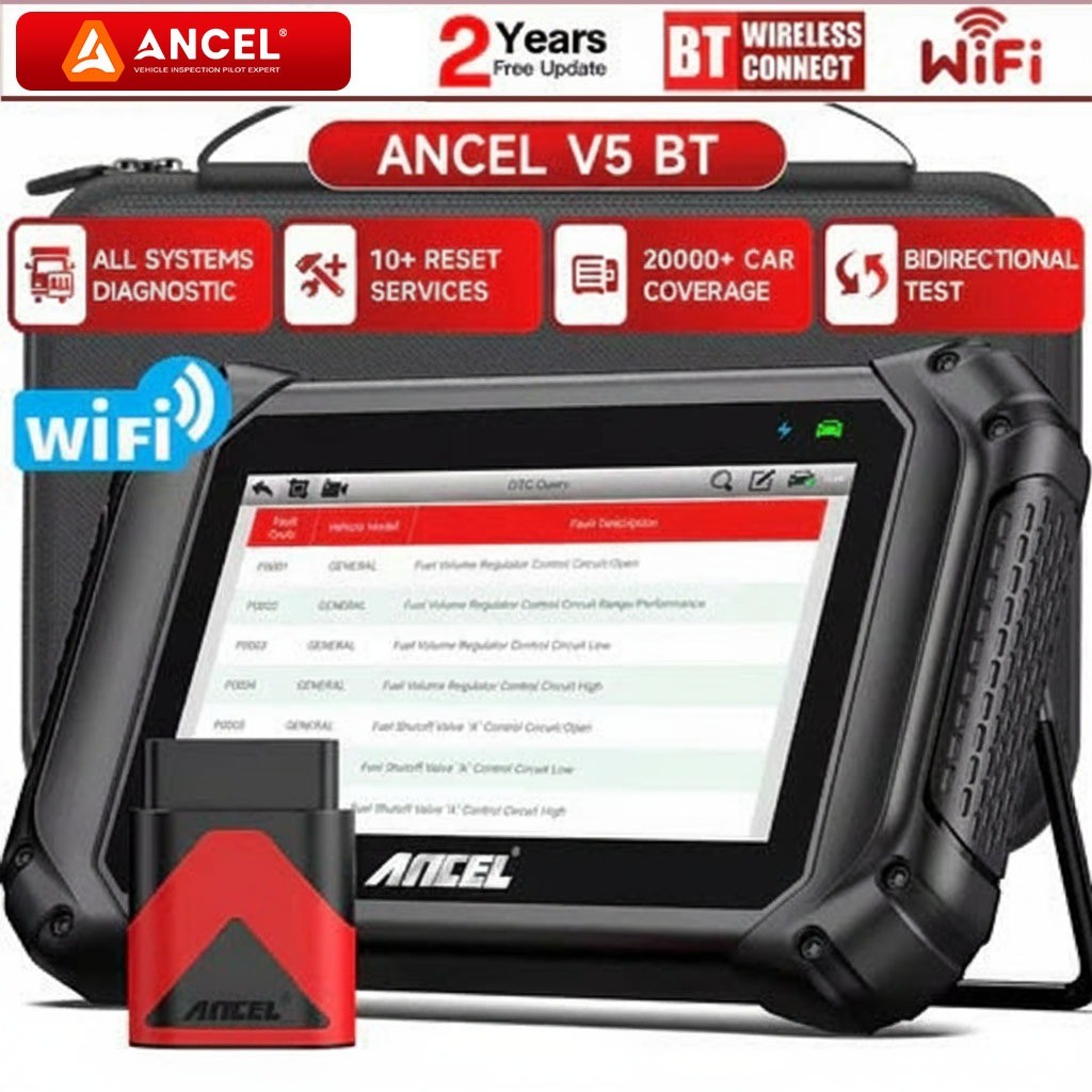 Best Seller Ancel V5 Bt Obd2 Obdii Scanner Mobil Car All System Diagnostic Tool Abs Bleeding Bms Epb