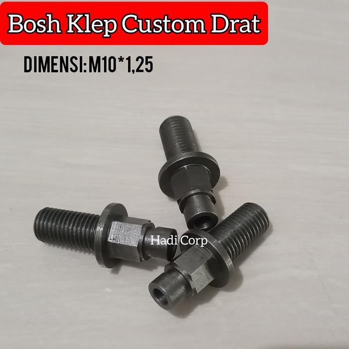 FREE ONGKIR BOS KLEP CUSTOM DRAT + BOSH KLEP DRAT PNP BERKUALITAS PREMIUM BISA COD