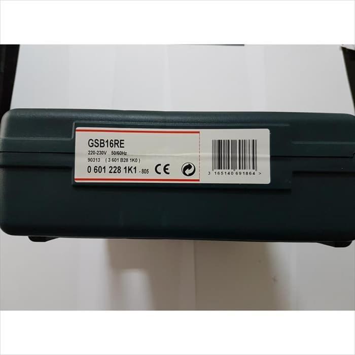 Bosch Mesin Bor Tangan Listrik Gsb 16 Re 750Watt 13Mm Impact Drill