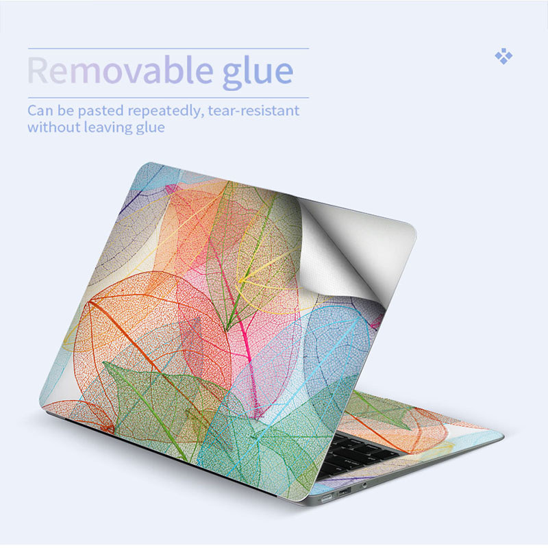 Custom Maple Leaves Laptop Sticker Laptop Skin Art Decal 12/13/14/15/17 inch for MacBook Dell HP