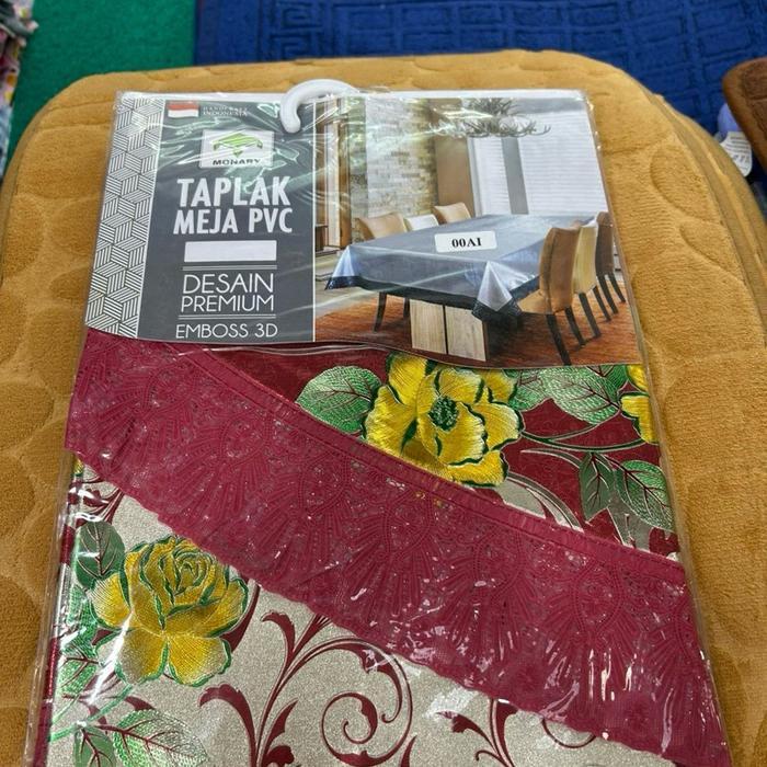 Taplak meja makan oval/Taplak meja makan waterproof 6 kursi oval