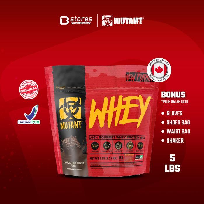 Mutant Whey Protein 5lb Bstores - Suplemen Protein untuk Meningkatkan Pertumbuhan Otot