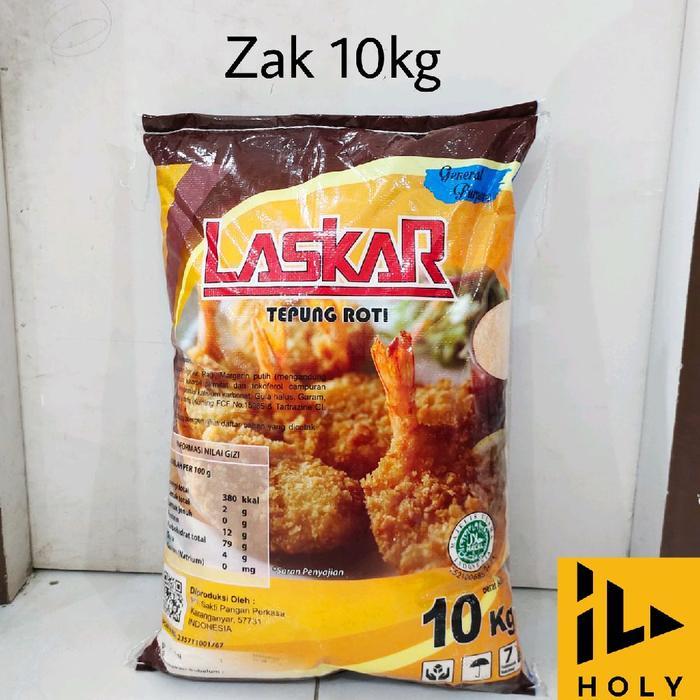 Tepung Roti Panir Mix Laskar (10Kg) Zak / 10Kg Tepung Panko Panir Promo