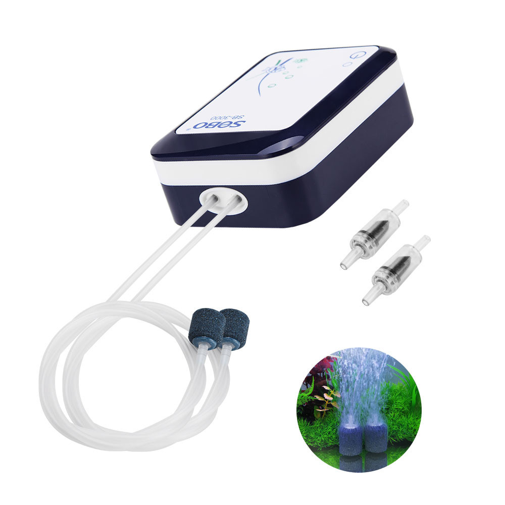 SOBO SB-3000/SB-4000 Battery Oxygenation AC and DC Oxygenation Pump Fishing Pump Aquarium Pump