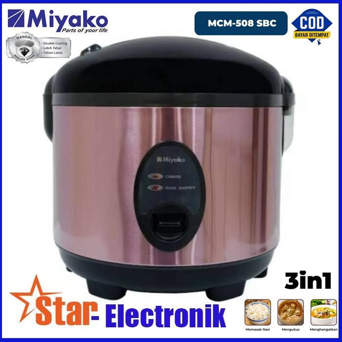 Miyako Mcm 508 Sbc Rice Cooker 1.8 Liter Stainless