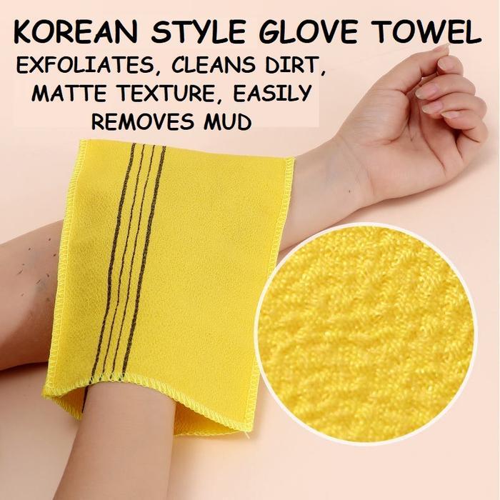 Korean Exfoliating Towel Handuk Lulur Korea ITALY Scrub Daki Kain