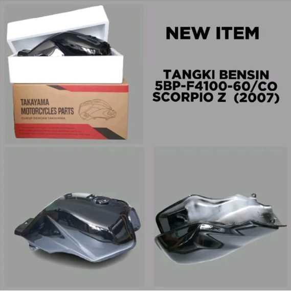 Tangki Bensin (HITAM) Yamaha SCORPIO Z 2007 TAKAYAMA [5BP-F4100-60/CO]