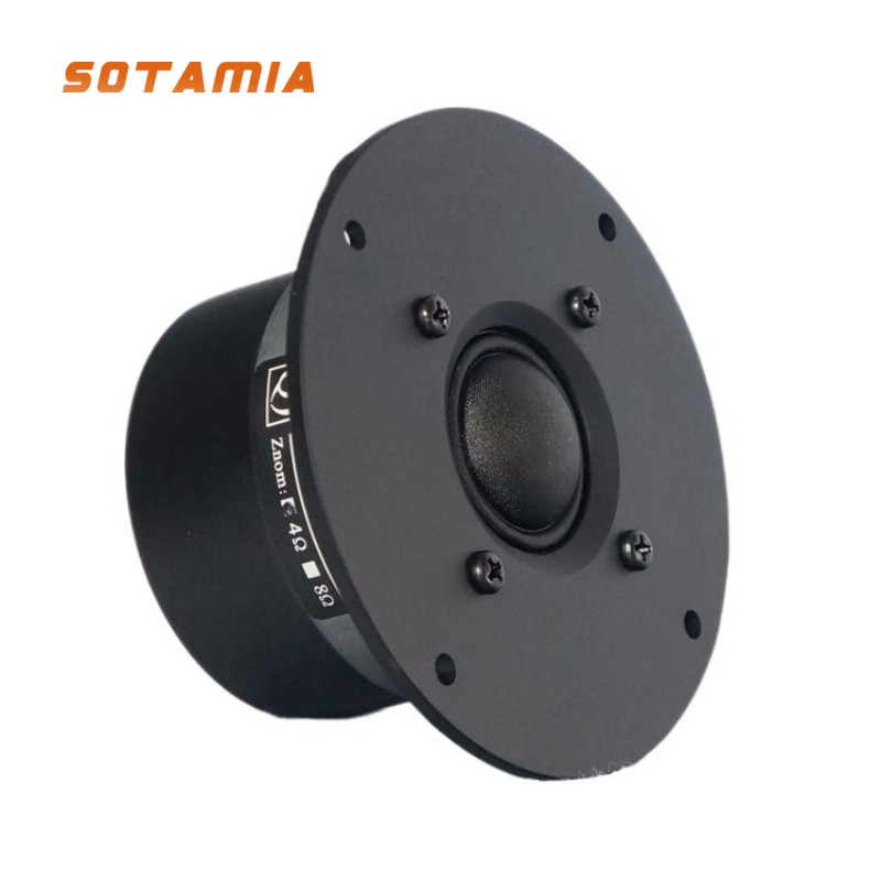 S0TAMI4 1PCS 4 Inch Full Range Tweeter 4 8 Ohm 15 Watt Ultra Tweeter Silk Sound Film 25 Voice Coil