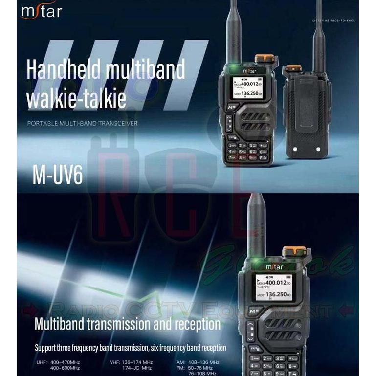 HT MStar UV6 Dual Band 5Watt VHF UHF HF Baofeng Pofung Weierwei WLN