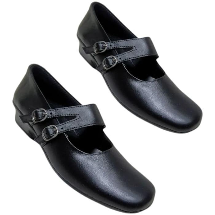 Laviola - Sepatu Pantofel Wanita Kulit Asli Sepatu Kerja Formal Sepatu Hak