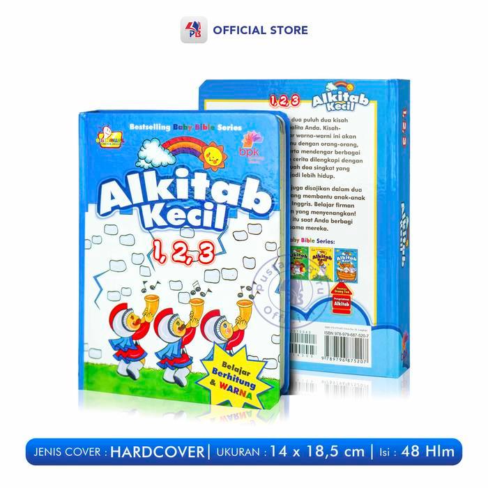 Buku Alkitab Kecil Seri Cerita Natal Dan 1 2 3 / Boardbook Anak Bilingual / BPK Gunung Mulia / BPK