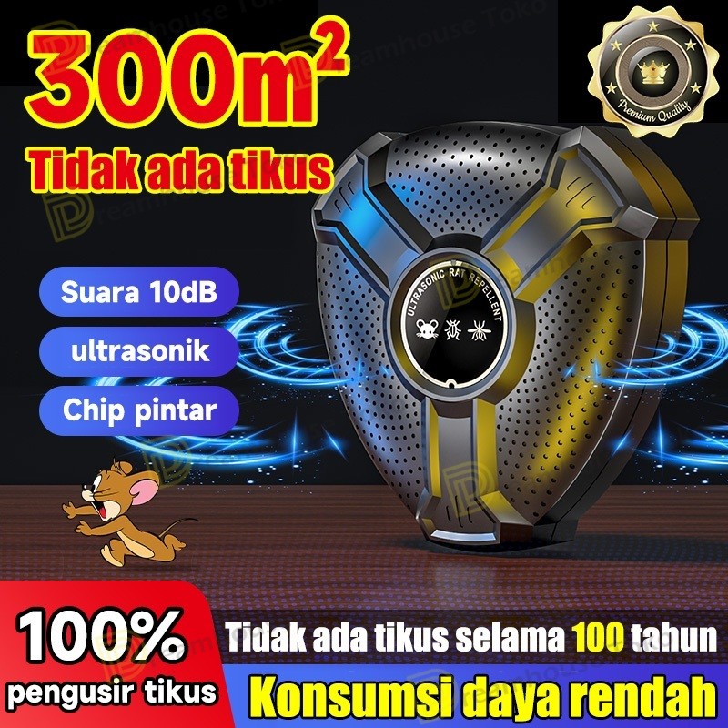 300 meter 100% pemusnahan tikus Pengusir Tikus pengusir nyamuk Pengusir tikus Ultrasonic
