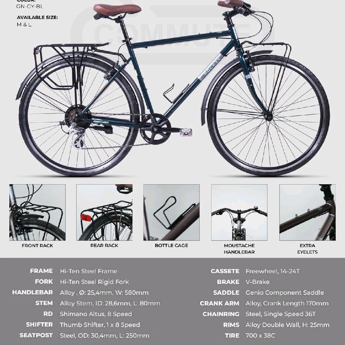 RB road bike Gravel Touring Genio Folkzy XY 700x38C XX 26x2.20 - XX 26