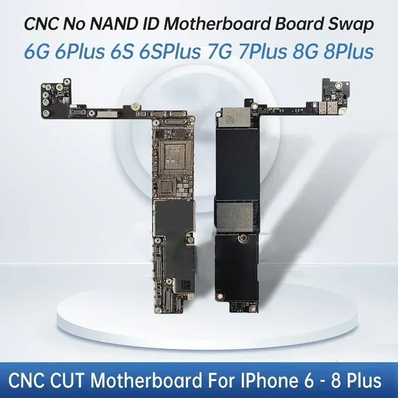 CNC ID Motherboard for IPhone 6 6S 7 8 Plus ICloud Logic Board Motherboard Swap Remove Baseband CPU 