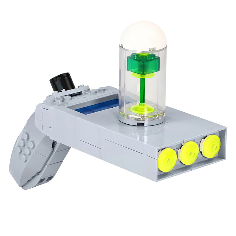 Moc Technical Gun Toys Blocks Cartoon Movie Rick Creative Morty