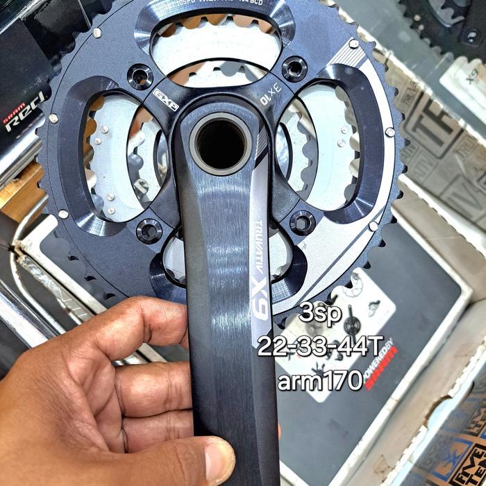 Crank 3sp X9 Truvativ 3sp 22 33 44T Crank Triple no crank xtr xt slx deore