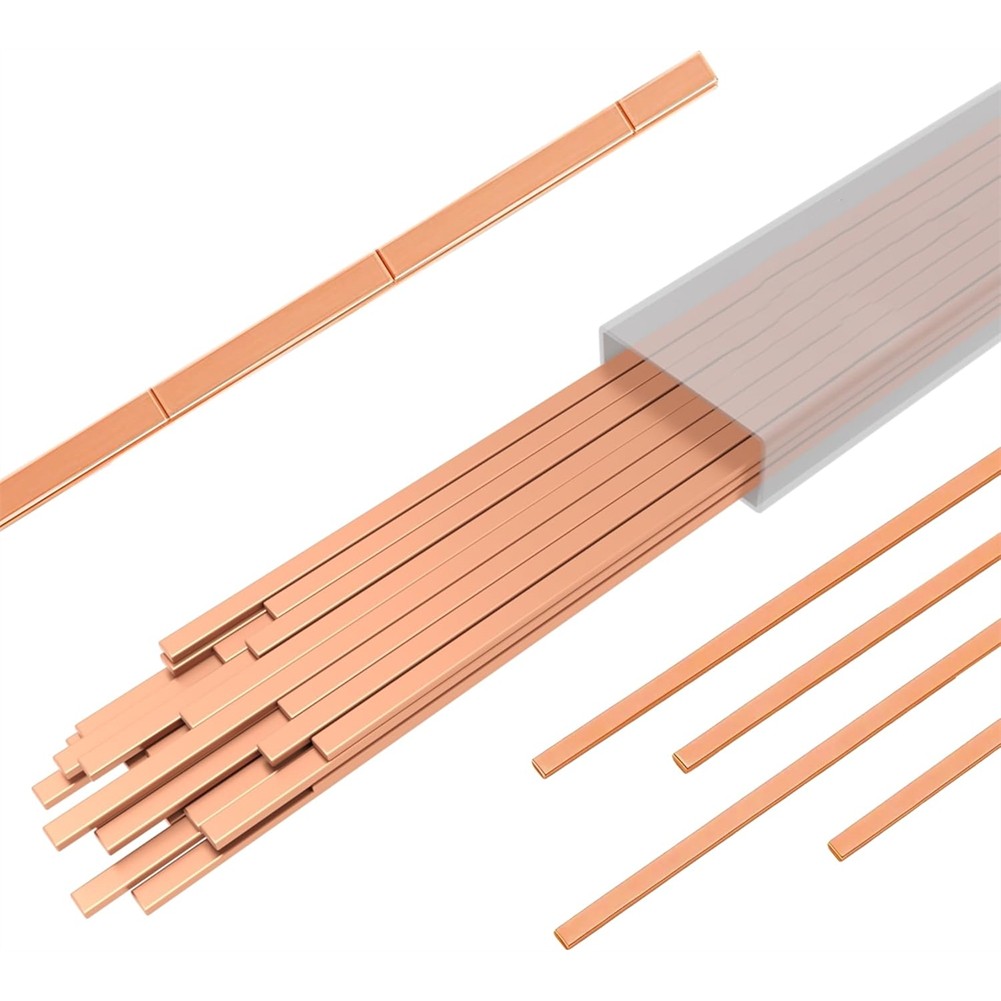 ABKW-Flux Coated Silver Brazing Rods 10", 15% Silver Solder, 20 Pcs For Copper& Brass HVAC Welding