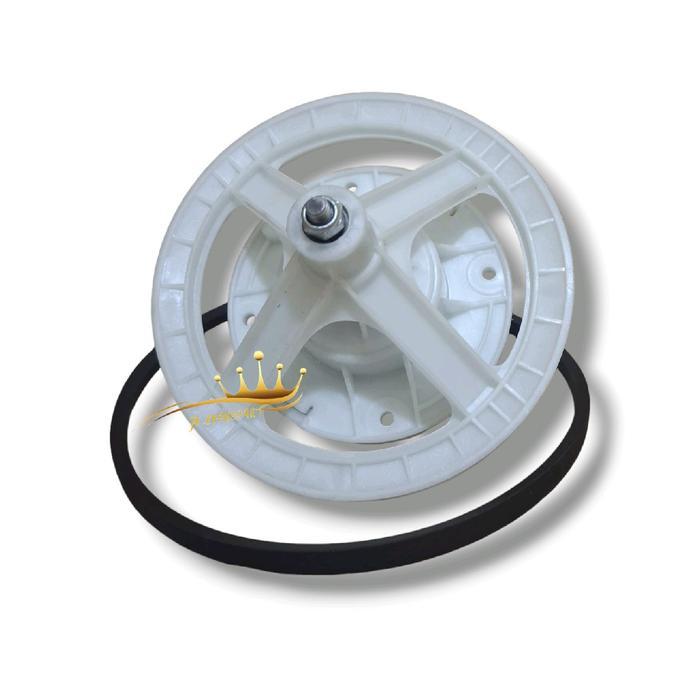 [SET ES-T70CL] Set Gearbox + Vanbelt Mesin Cuci SHARP ES-T70CL 2 Tabung