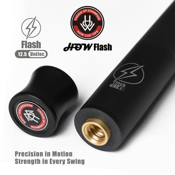 HOW Flash Carbon Fiber Shaft 12.5mm / Shaft Play Billiard / Shaft Carbon