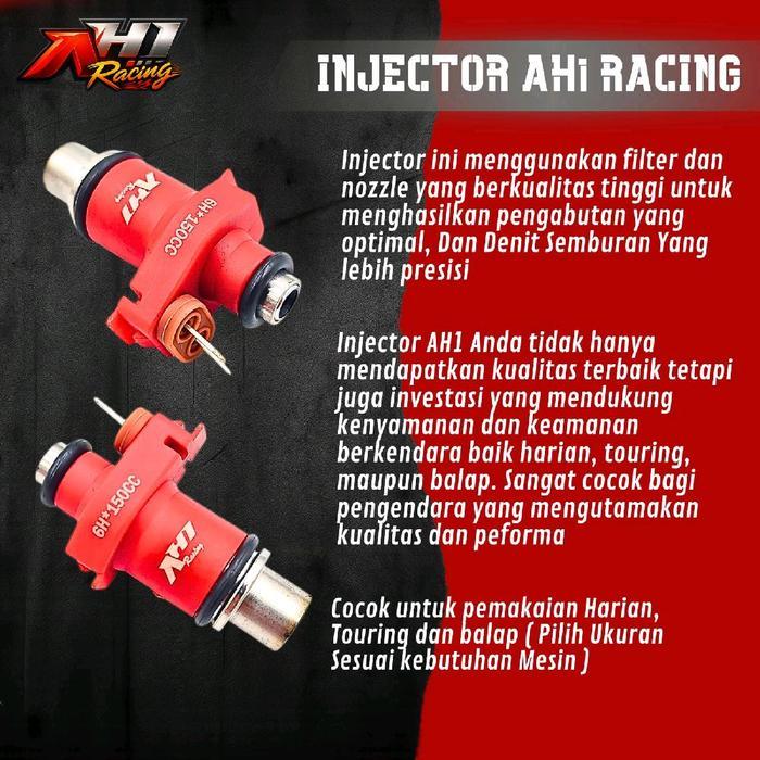 INJECTOR INJEKTOR AH1 RACING VIXION OLD 31C 8 10 HOLE 150 160 180 200 CC Bensin