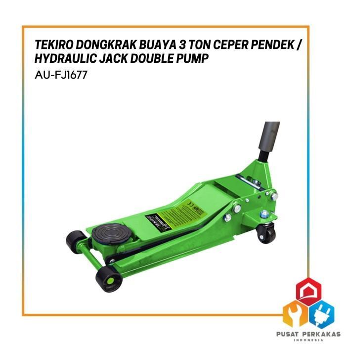TEKIRO DONGKRAK BUAYA 3 TON CEPER PENDEK / DONGKRAK MOBIL