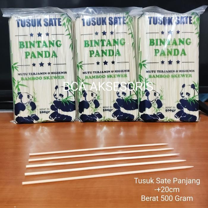 Tusuk Sate Panda - Tusuk Sate Bamboo Import