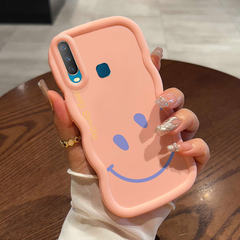 Casing Untuk VIVO Y12 Y12i Y15 Y17 Y3 Y3s 2020 Case Casing Graffiti Emoji Tas pola HP Cesing lunak S