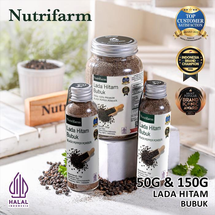 Lada Hitam Bubuk Biji Kasar Bubuk Kasar Organik 150G Bubuk Halus Pasti Diskon