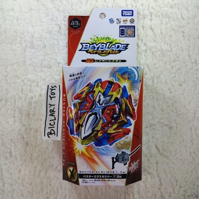 HOT SALE BEYBLADE BUSTER XCALIBUR EXCALIBUR 1 SW SWORD CHO-Z B-120 TAKARA TOMY TERMURAH