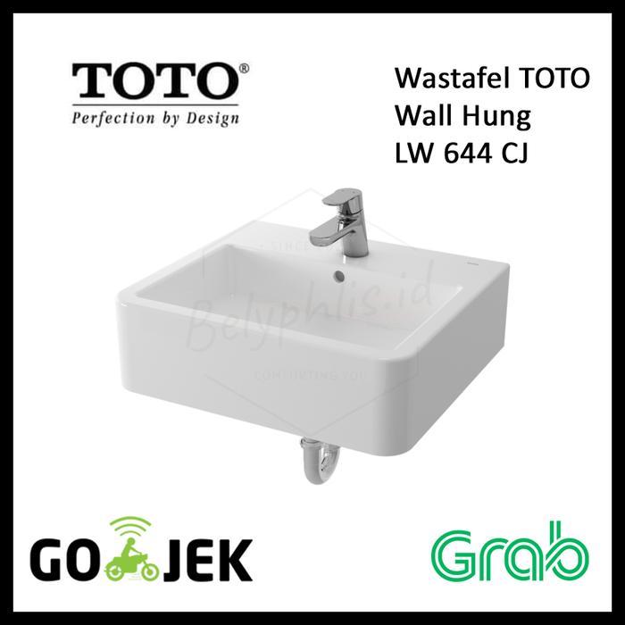 LW 644 CJ LW644CJ Wastafel Gantung TOTO Wall Hung Lavatory (BODY ONLY)