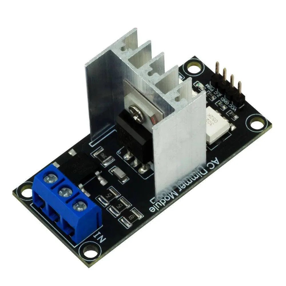 AC LIGHT DIMMER MODULE 1 CHANNEL 8A 3.3V/5V LOGIC AC 50/60H LIGHT DIMMER MODULE FOR LAMPS ELEMENTS