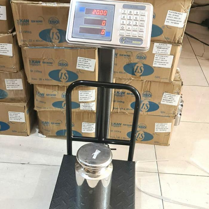 Timbangan Duduk 50Kg K15E / Timbangan Barang 50Kg Kiloweigh #Gratisongkir