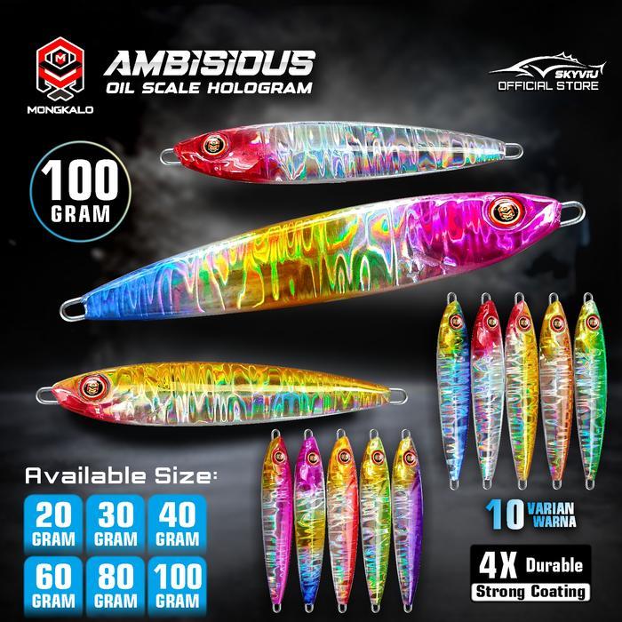 Ready Metal Jig 100 Gram Mongkalo Ambisious Umpan Jigging 100Grm 100 G 100 Grm Micro Jig 100G Umpan