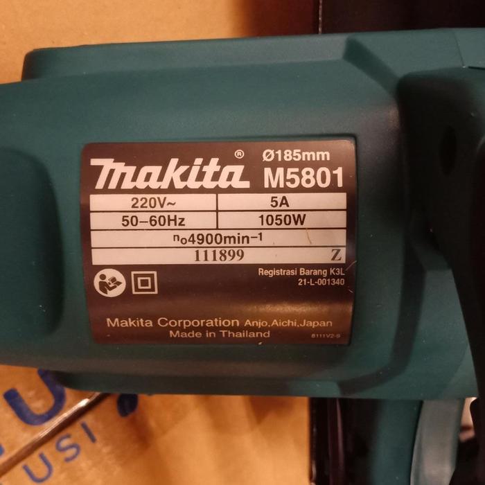 Mesin Circle Makita M5801B/ Circular Saw Makita M5801B/ Makita M5801B