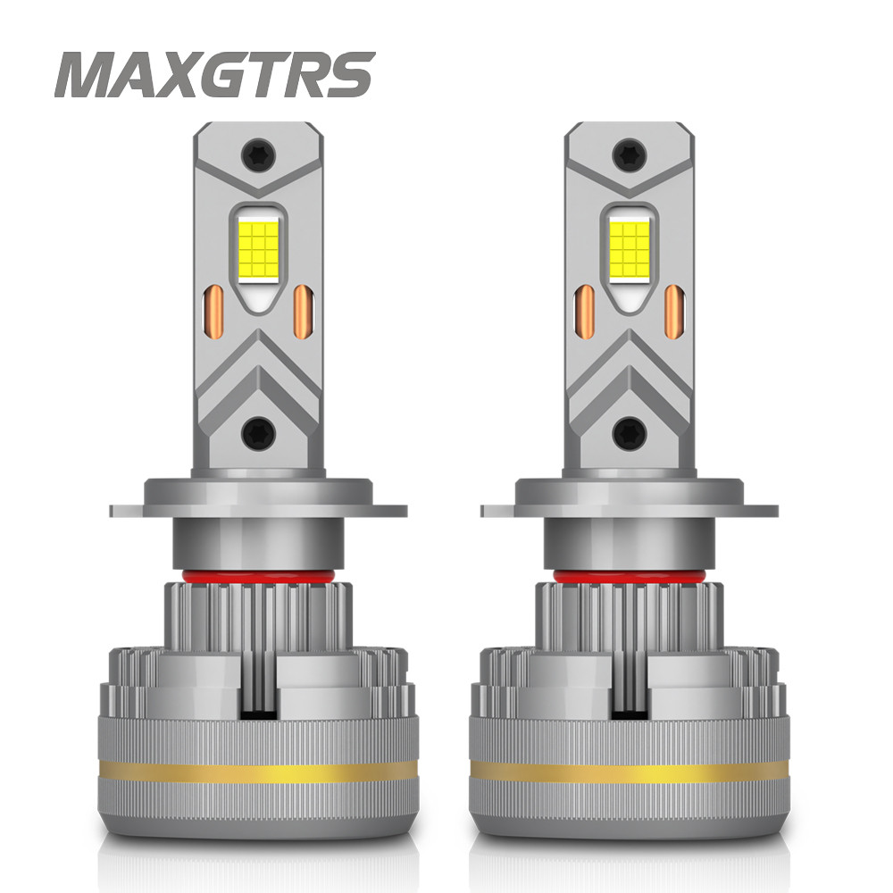 MAXGTRS 2X Turbo LED H4 9003 HB2 H1 H7 H8 H11 9005 9006 LED Beam Headlight Bulbs 200W Canbus Car