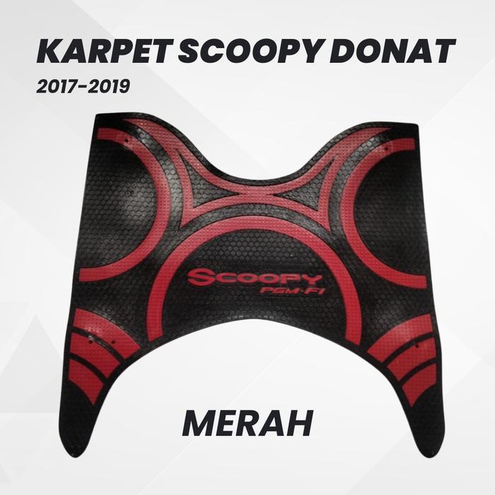 Karpet Motor Honda Scoopy Tahun 2017-2019/ Alas Pijakan Kaki Honda Scoopy Tahun 2017-2019 Terpercaya