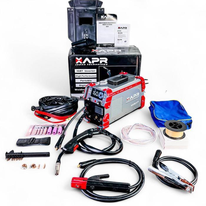 AP39 PROMAX XAPR mesin las MIG TIG MMA BONUS STANG TIG MIG MMA DLL gas dan gasless bisa