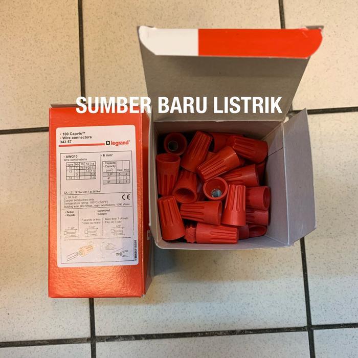 Lasdop Legrand 6Mm Merah 034357 Original