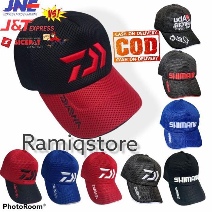 topi mancing daiwa/topi mancing shimano