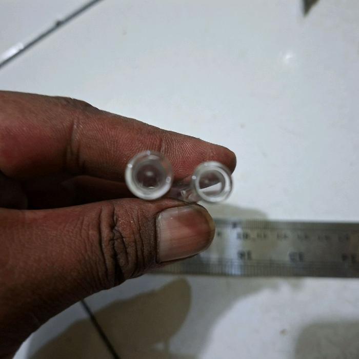 Pipet Tetes Kaca Od 7Mm Tebal 1Mm Bibir Lemer Panjang 7.5Cm Untuk Botol Tetes 30Ml Kaca Only Isi