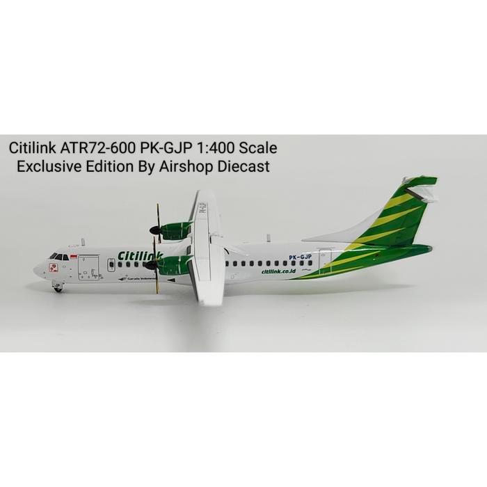 Citilink ATR72-600 PK-GJP 1:400 Scale Exclusive Edition By Airshop Diecast