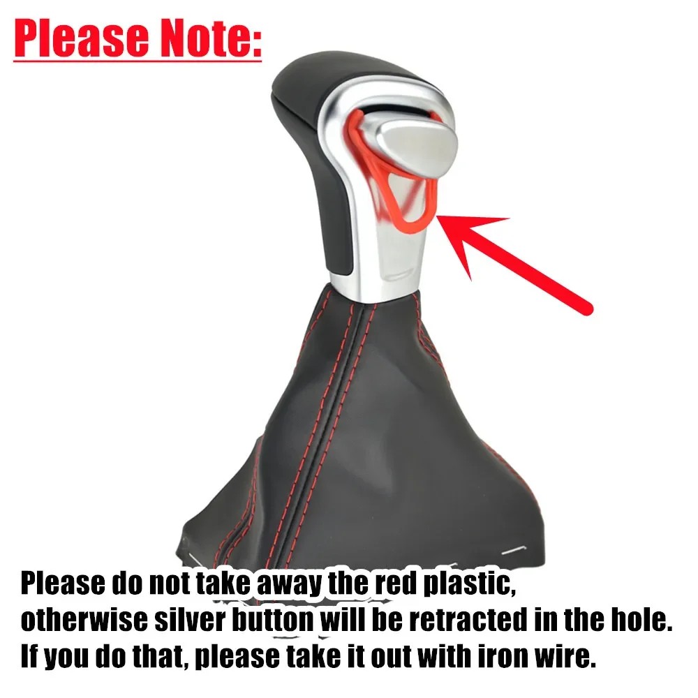 CAR STYLING FOR AUDI A3 8P A4 B8 A5 Q5 A6 C6 CAR AUTOMATIC SHIFT LEVER GEAR SHIFT KNOB GAITER BOOT