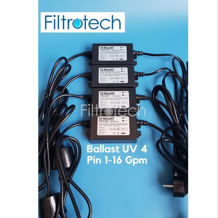 Ballast/Adaptor UV Depot Isi Ulang 1 gpm, 2 gpm , 8 gpm, 12 gpm dan 16 gpm Gpm Ballast Lampu
