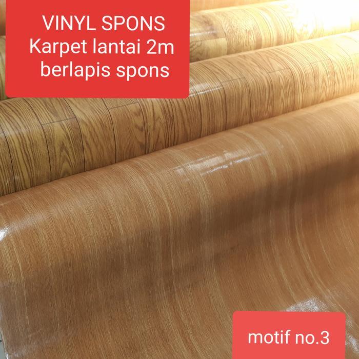 Karpet Vinyl Spons Karpet Meteran Tebal 1.2Mm Dijual Per 50Cm